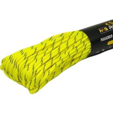 Trendexa Polyester Paracord Ip 4 mm Neon Sarı Desen 30 Metre