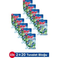 Trendexa Power Aktiv Çam Kokulu Tuvalet Bloğu 10 Adet Ikili Paket
