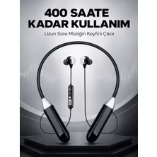 Die Grup Spor Için Bluetooth Boyun Kulaklığı Mikrofonlu Kablosuz Kulak Içi Müzik ve Telefon Kulaklığı DG-011