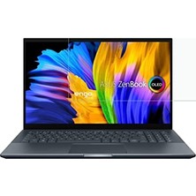Trendexa Asus Zenbook 14X OLED 14 Inç ile Uyumlu Ekran Koruyucu Notebook; 9h Temperli Kırılmaz Esnek Nano Cam, Çizilmeye ve Darbeye Dayanıklı Laptop Koruma, Hd Şeffaf