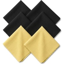 Trendexa 6'lı 15X18 cm Mikrofiber Ekran ve Gözlük Temizlik Bezi Seti
