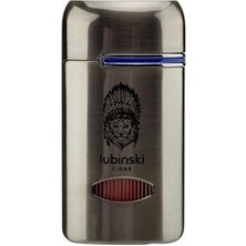 Trendexa Lion Kapaklı Delicili Tek Torch Puro Çakmağı Gunmetal