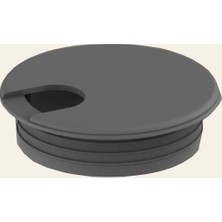Trendexa Kablo Kapağı Çap 63 Mm, 8'li Paket, Siyah