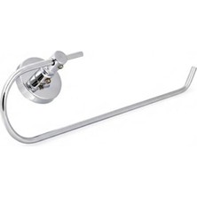Trendexa Parlak Krom Mutfak Aksesuarı, Krom Kağıt Havluluk – Duvara Monte Vidalı Metal Kağıt Havlu Askısı 26 cm