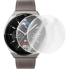 Trendexa Huawei Watch Gt3 Pro 46 mm ile Uyumlu Ekran Koruyucu; Tam Kaplayan Akıllı Saat Koruması, Çizilmeye Dayanıklı Tpu Koruma 2 Adet, Hd Şeffaf
