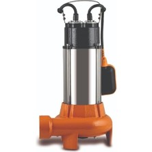 Trendexa Drenaj Logar Bakır Sargı Atık Dalgıç Su Pompası Motoru Bıçaklı Parçalayıcı Drenaj 1.5 Hp V 1100DF