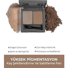 Trendexa Perfect Fix Brow Palette 702 Brown Kahve Kaş Sabitleme ve Şekillendirme Farı