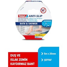 Trendexa Merdiven Kaydırmaz Bant (Banyo Için Kaydırmaz Bant) 25 mm x 5mt Islak Zemin 55533-00002-11