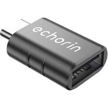 Trendexa Otg Akıllı Giriş USB 3.0 To Type-C Dönüştürücü Adaptör 5gbps, iPhone 16, Pro, Pro Max, M2, M3, M4 MacBook Pro, Air, iPad Pro ve Galaxy S25, S24, S23 ile Uyumlu