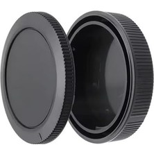 Trendexa Canon R Serisi Gövde ve Rf Lens Arka Kapak Seti; Eos R, R5, R6, R7, R10, Rp ve R8 Uyumlu