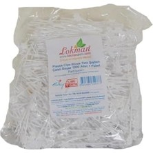 Trendexa Plastik Cips Börek Tatlı Şeytan Çatalı Beyaz 1000 Adet 1 Paket