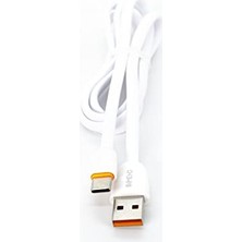 Trendexa 3.1A Usb-A To Type-C Veri ve Hızlı Şarj Kablosu ML109, Beyaz