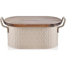 Trendexa Saklama Kabı, Prizma Ekmek Karamel 40X22X18 cm