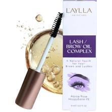 Trendexa Kaş ve Kirpik Bakım Yağı Kompleksi 8 ml - Hint, Argan ve Jojoba Yağlı Besleyici Kompleks | Alpine Rose & Happybelle-Pe Içerikli Güçlendirici Kaş Kirpik Bakımı - Vegan