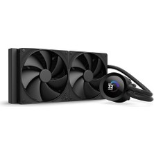 Trendexa Kraken Plus 280; Aıo Cpu Sıvı Soğutucu, 280 mm Radyatör, 2 x F140P Fanlar, Özelleştirilebilir 1,54 Inç Kare Lcd, Amd® Am5, Am4, Intel® Lga 1851/1700,1200/115X, Siyah