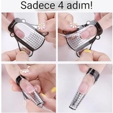 Trendexa Pvc Tırnak Uzatma Ölçü Şablonu, 500 Adet, 1372