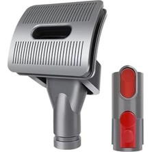 Trendexa Dyson V6, V7, V8, V10 ve V11 Için Abs Gri Köpek Kedi Bakım Fırçası