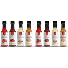 Trendexa Kahve Çilek; Karamel, Beyaz Çikolata, Petibör Aromalı Şurup 4'lü Set 4X250 Mililitre (2 Paketi)