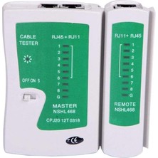 Trendexa Kablo, RJ11 RJ45 Cat5 Network Tester Test Kontrol Bağlantı Cihazı Ledli
