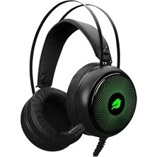 Trendexa H12 Rebel Siyah Oyuncu Kulaklığı, 7 Renk Rgb, 7.1