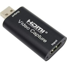 Trendexa 1080P 30FPS HDMI USB Video Yakalama Kartı, Ses ve Görüntü Kaydı, Canlı Yayın ve Oyun Için