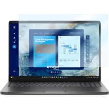 Trendexa Dell Pro 16 PC16250 16 Inç ile Uyumlu Ekran Koruyucu Notebook; 9h Temperli Kırılmaz Esnek Nano Cam, Çizilmeye ve Darbeye Dayanıklı Laptop Koruma, Hd Şeffaf 16:10