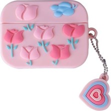 Trendexa Tpu Kabartma Figürlü Ipli Airbag 37 Silikon Kılıf, NO59, Airpods Pro 2 Uyumlu