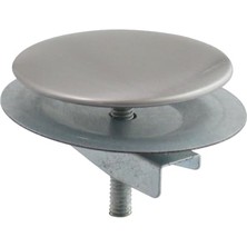 Trendexa SC1008 Mutfak Lavabosu Musluk Delik Kapağı, Fırçalanmış Nikel, 5 cm