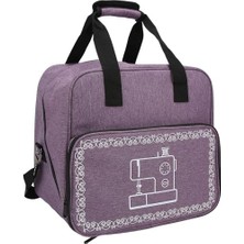 Trendexa Mor Dikiş Makinesi Taşıma Çantası; Çok Bölmeli, Dayanıklı (Sadece Çanta), El Işi Organizer Çantası, Taşınabilir, ve Fonksiyonel (Bag Only)