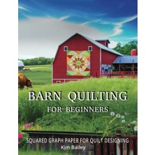 Trendexa Barn Quilting For Beginners: 1 cm Squared Graph Paper For Precision Quilting Design | Easy Quilt Block Builder | Large A4 Book 8.5' x 11"