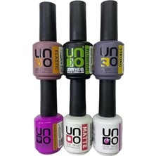 Trendexa 15 ml Şeffaf 6'lı Set: Rubber, Strong Base, Diamond Shield, Matte ve S.shine Top Coat
