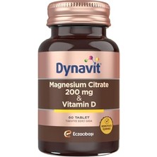 Trendexa Magnesium Citrate 200 Mg & Vitamin D 60 Tablet - Kas & Kemik - Magnezyum Sitrat, D Vitamini