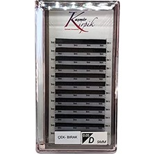 Trendexa D Kıvrım Tek Boy Kirpik, 0.05 Mm, 9 Numara