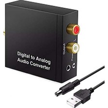 Trendexa Adaptör; 5057 Dijital To Analog Optik Ses Tos Çevirici Dönüştürücü, 3.5 mm
