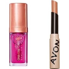 Trendexa Blossom 7 ml Dudak Yağı ve Papaya Renkli Dudak Balmı 2'li Set