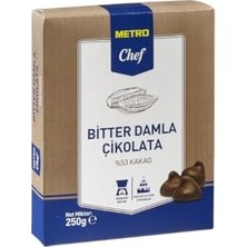 Trendexa Metro Chef Damla Çikolata (250 G, Bitter)