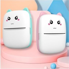 Trendexa Mini Yazıcı Taşınabilir, Taşınabilir Mini Fotoğraf Yazıcısı, Mobil Fotoğraf Yazıcısı, Kablosuz Fotoğraf Yazıcısı, Termal Yazıcı, Akıllı Telefon Bluetooth Yazıcı (Pembe)