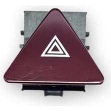 Trendexa Vw Touran 2003-2010 Uyumlu 1T0953509 Kırmızı Üçgen Dörtlü Flaşör Düğmesi