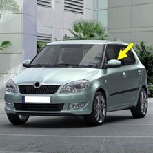 Trendexa Skoda Fabia 2 2007-2014 ile Uyumlu Sol Dış Dikiz Aynası Kapağı 5J0857537A