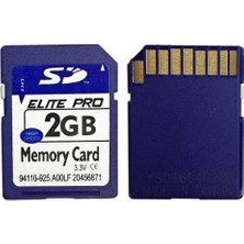 Trendexa Fotoğraf Makineleri Için 2 GB Sd Hafıza Kartı, Elite Pro