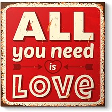 Trendexa All You Need Is Love Tablosu 70 x 70