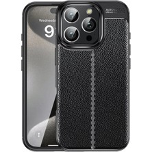 Edntrend Newface Iphone 16 Pro Kılıf Auto Focus Kapak - Siyah