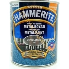 Trendexa Çekiçlenmiş Gri Pas Üstü Metal Boyası, 0,75 L