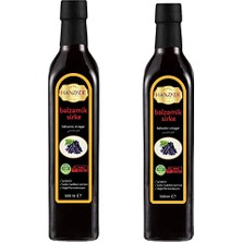 Trendexa Doğal Fermantasyon Balzamik Sirke, 500 ml x 2 Adet; Içilebilir, Katkısız, Cam Şişe