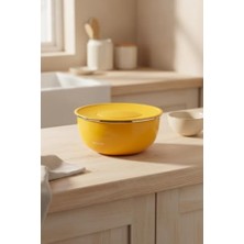 Trendexa Nostalji Karıştırma Kabı, Hardal, 24 cm