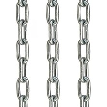Trendexa 4 mm Galvaniz Kaplamalı Çelik Zincir, 1 M