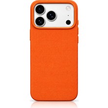 Gör-Al Premium Iphone 17 Pro Max Noirweave Premium Kumaş Dokulu Magsafe Kılıf