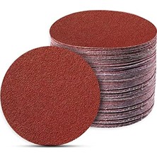 Trendexa 60 Adet Cırt Zımpara 125 mm Spiral Avuç Taşlama Için, Karma Paket