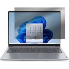 Trendexa Lenovo Thinkbook 16 G4 16 Inç Hayalet Ekran Koruyucu, Anti-Spy Gizlilik, 9h Temperli Nano Cam