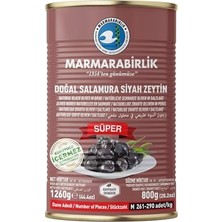 Trendexa Marmarabirlik Siyah Zeytin 800 G Teneke Süper (M)